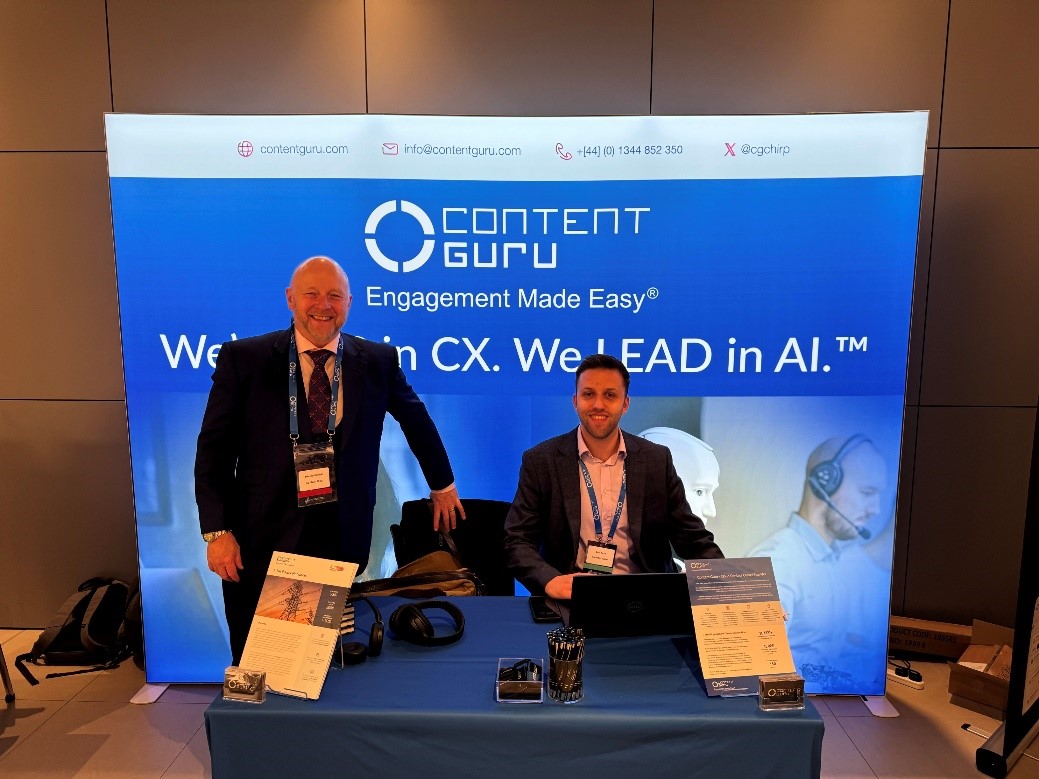 Martin Taylor (@mhtmartin) on Twitter photo This week <a href="/cgchirp/">Content Guru</a> has been at the #CXFS event! We dived into how strong #CX supports delivering best-in-class financial services.
Missed our speaker session? Click here to book a consultation with us today: okt.to/X4cMbY This week <a href="/cgchirp/">Content Guru</a> has been at the #CXFS event! We dived into how strong #CX supports delivering best-in-class financial services.
Missed our speaker session? Click here to book a consultation with us today: okt.to/X4cMbY