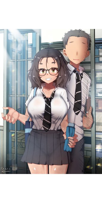 「雨やんだね☆」

かすみちゃんの幼馴染の彼氏さんは旅館「四十場荘(よそばそ)」で寝泊りしながら見習い修行をしているので、朝は家から一緒に出かけるのが普通です。どうりでだんだんやせていくようですが···🤭💦 