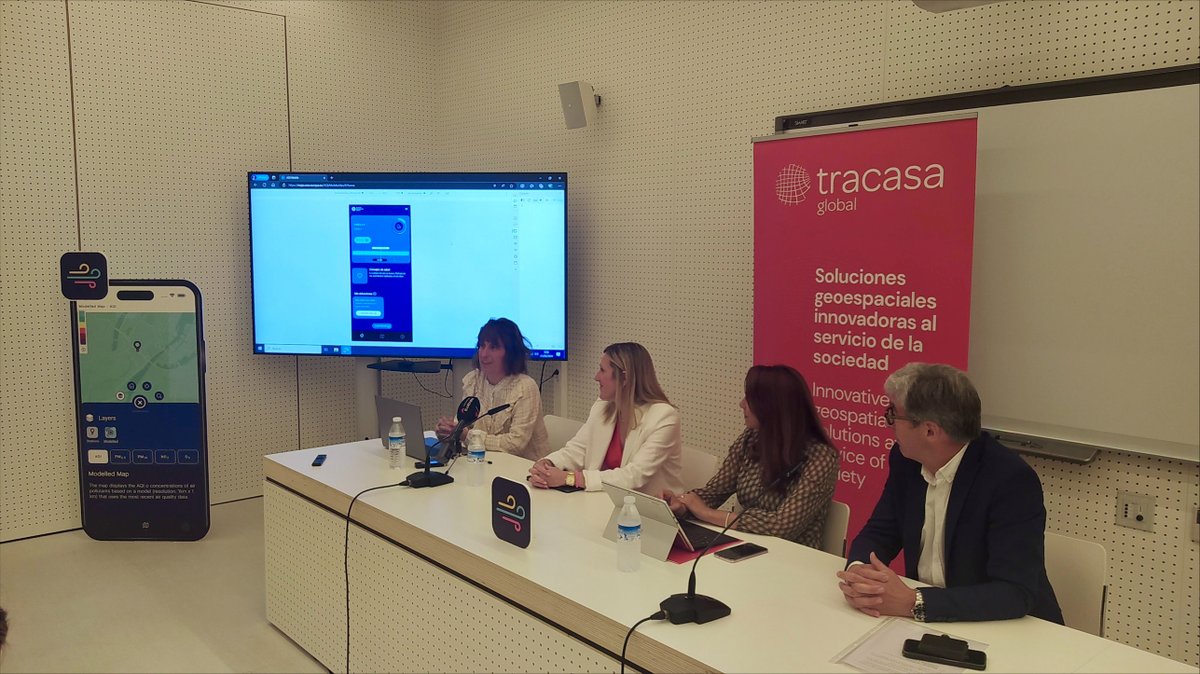 .<a href="/gob_na/">Gobierno de Navarra</a>, a través de <a href="/tracasa/">Tracasa Global</a>, renueva la 'app' del Índice Europeo de Calidad de Aire con un mapa en tiempo real único en Europa

<a href="/digitalento_na/">Digitalento Navarra / Nafarroa</a> 
<a href="/PFanlo/">Patricia Fanlo</a> 

📎Info: navarra.es/es/-/nota-pren…