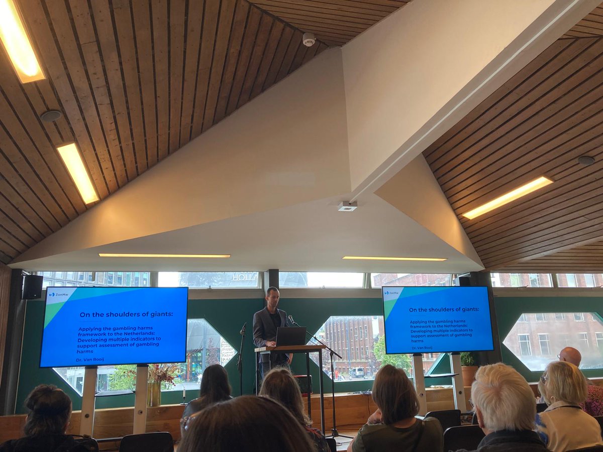 Current Advances in Gambling Research (CAGR) (@cagrconference) on Twitter photo New <a href="/ZonMw/">ZonMw</a> research session: <a href="/shwardle/">Heather Wardle</a> and <a href="/VanRooij/">Tony van Rooij</a> take us through 'Applying the gambling harms framework to the Netherlands: Developing multiple indicators to support assessment of gambling harms'. <a href="/GlaGamRes/">Gambling Research Glasgow</a> <a href="/Trimbos/">Trimbos-instituut</a> #CAGR2024 New <a href="/ZonMw/">ZonMw</a> research session: <a href="/shwardle/">Heather Wardle</a> and <a href="/VanRooij/">Tony van Rooij</a> take us through 'Applying the gambling harms framework to the Netherlands: Developing multiple indicators to support assessment of gambling harms'. <a href="/GlaGamRes/">Gambling Research Glasgow</a> <a href="/Trimbos/">Trimbos-instituut</a> #CAGR2024
