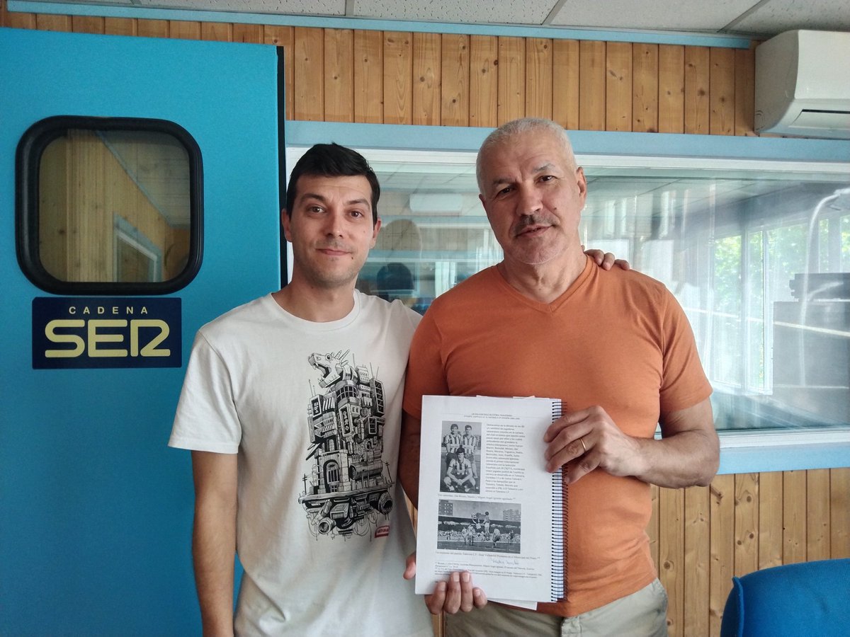 Hoy hablamos brevemente de fútbol histórico a las 12.45 en <a href="/sertalavera/">SER Talavera</a> con Juan Martín