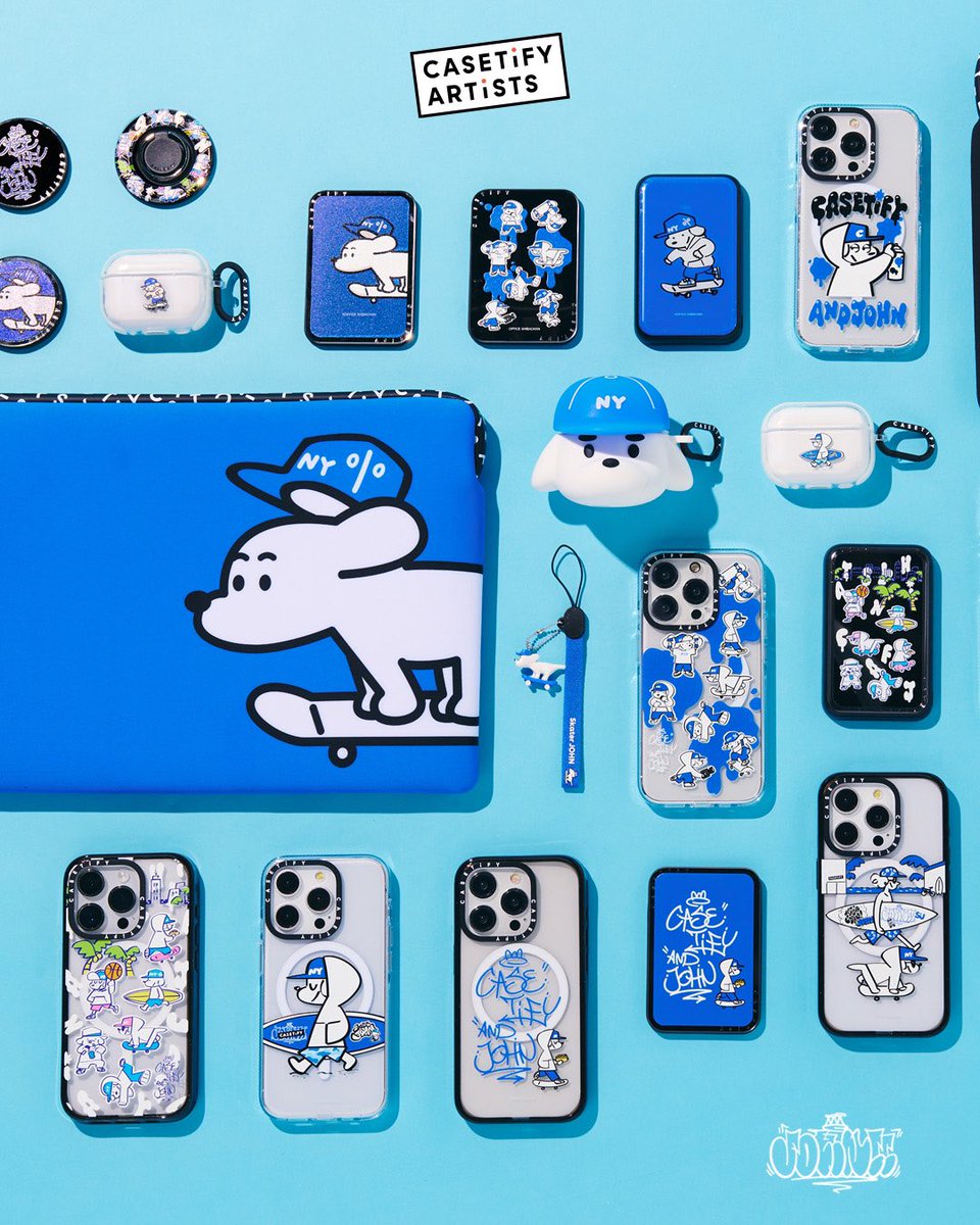 【📣間違いなく話題になるシリーズ始まります🔥🌍🔥】
ジョンの知名度が広がるきっかけは『海外でフィギュアが話題になる』『台湾にコーヒーショップがオープン』などありますが、間違いなく1番の影響はCASETiFYとのコラボが上手く行っている事です✨