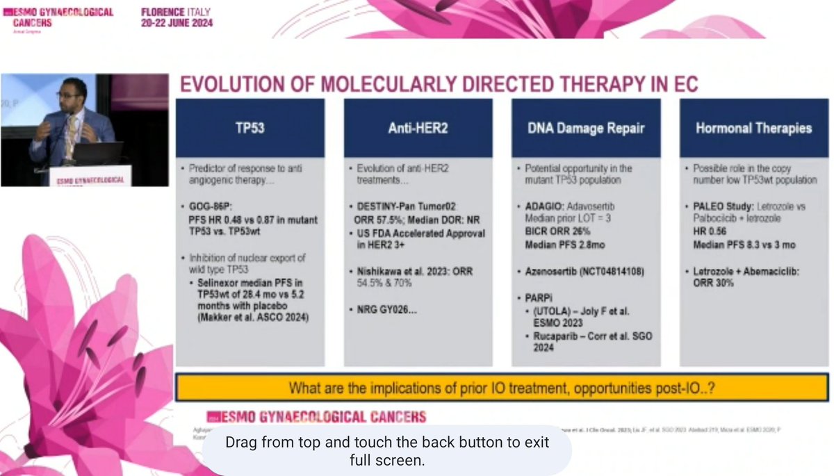 Dr Amol Akhade (@suyogcancer) on Twitter photo The future evolution of molecular therapy for endometrial cancer . <a href="/myESMO/">ESMO - Eur. Oncology</a> #esmogynae24 The future evolution of molecular therapy for endometrial cancer . <a href="/myESMO/">ESMO - Eur. Oncology</a> #esmogynae24