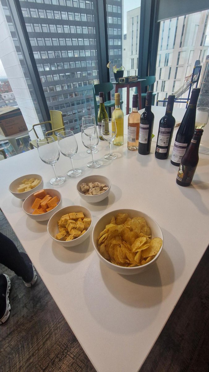 GodelTech's tweet image. The Manchester Office has truly kicked off their celebrations for the EUROS 2024, indulging in a European wine tasting evening, as well as pizzas and beers to celebrate the England game.
#PeopleBehindTech #ItsComingHome