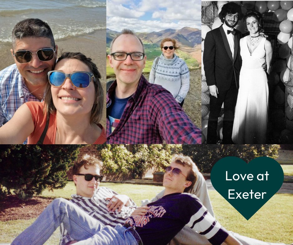 Exalumni's tweet image. We love our @uniofexeter alumni, and we particularly love hearing about when they have left Exeter not only with a degree but having fallen in love. In our 2024 Alumni Magazine we caught up with four couples 👬 to find out about their love stories 💚 brnw.ch/21wKSH1