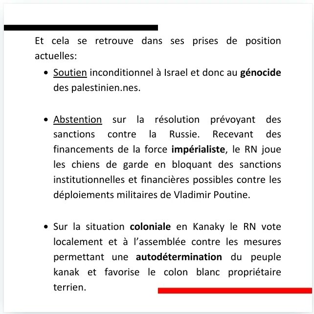 Pourquoi se mobiliser contre l'extrême droite ? 
(3ème partie) 
#Législatives #77antifa #antifasciste #Palestine #Gaza #Algérie