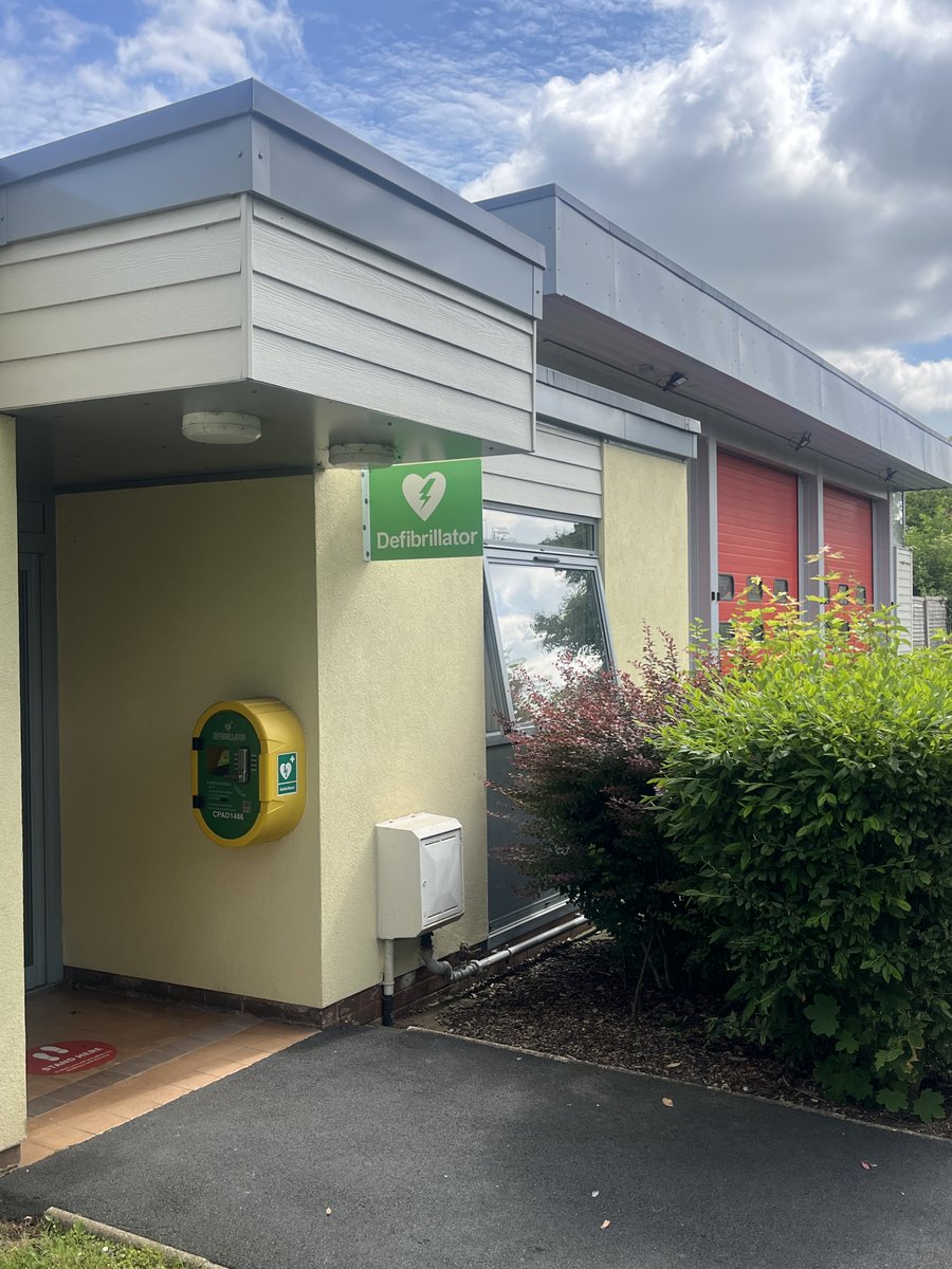 Did you know there is a public defibrillator at Northwich fire station ? Or do you know where the nearest defib is to where you live or work ? There are many apps available to download on your smart phone to find the nearest one. ❤️