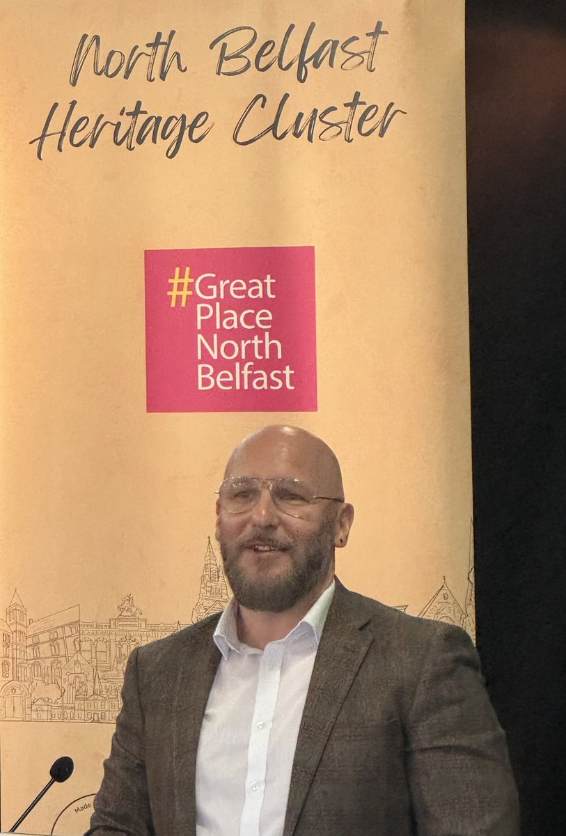 North Belfast Heritage Cluster project manager David Price presents the extensive new 4 year <a href="/HeritageFundNI/">The National Lottery Heritage Fund NI</a> programme for Great Place North Belfast - ambitious and of great significance for place based regeneration and renewal. <a href="/cliftonbelfast/">Clifton House Belfast</a>. Looking forward to being involved