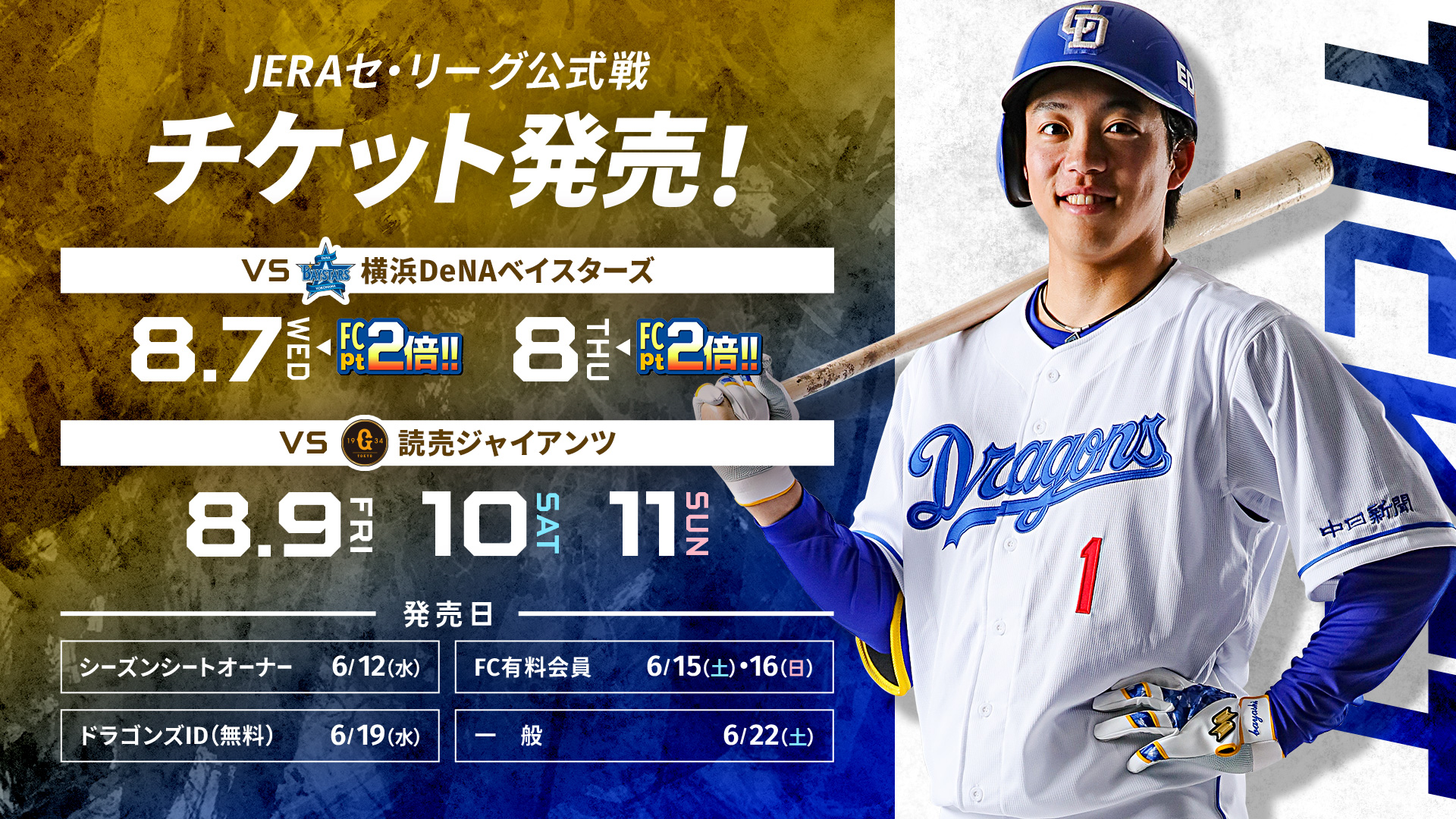中日VS横浜DeNA 7月9日 ﾊﾞﾝﾃﾘﾝﾄﾞｰﾑﾅｺﾞﾔ｜バンテリドーム