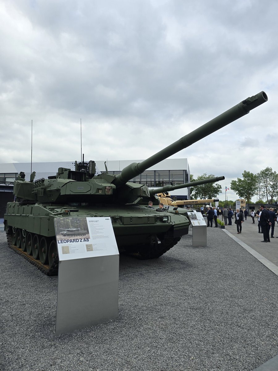 MaitreLuger's tweet image. Leopard 2 A8 
#knds #mainbattletank #mbt #leopard #tank #eurosatory #eurosatory2024