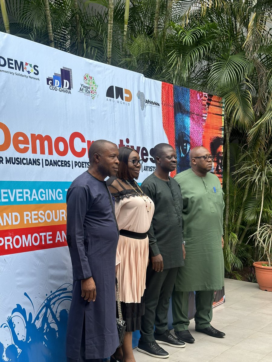 WADEMOSnetwork's tweet photo. And we have launched our Democreatives conference!
#creativesfordemocracy #democreativeslaunch https://t.co/khCr7CcRS9