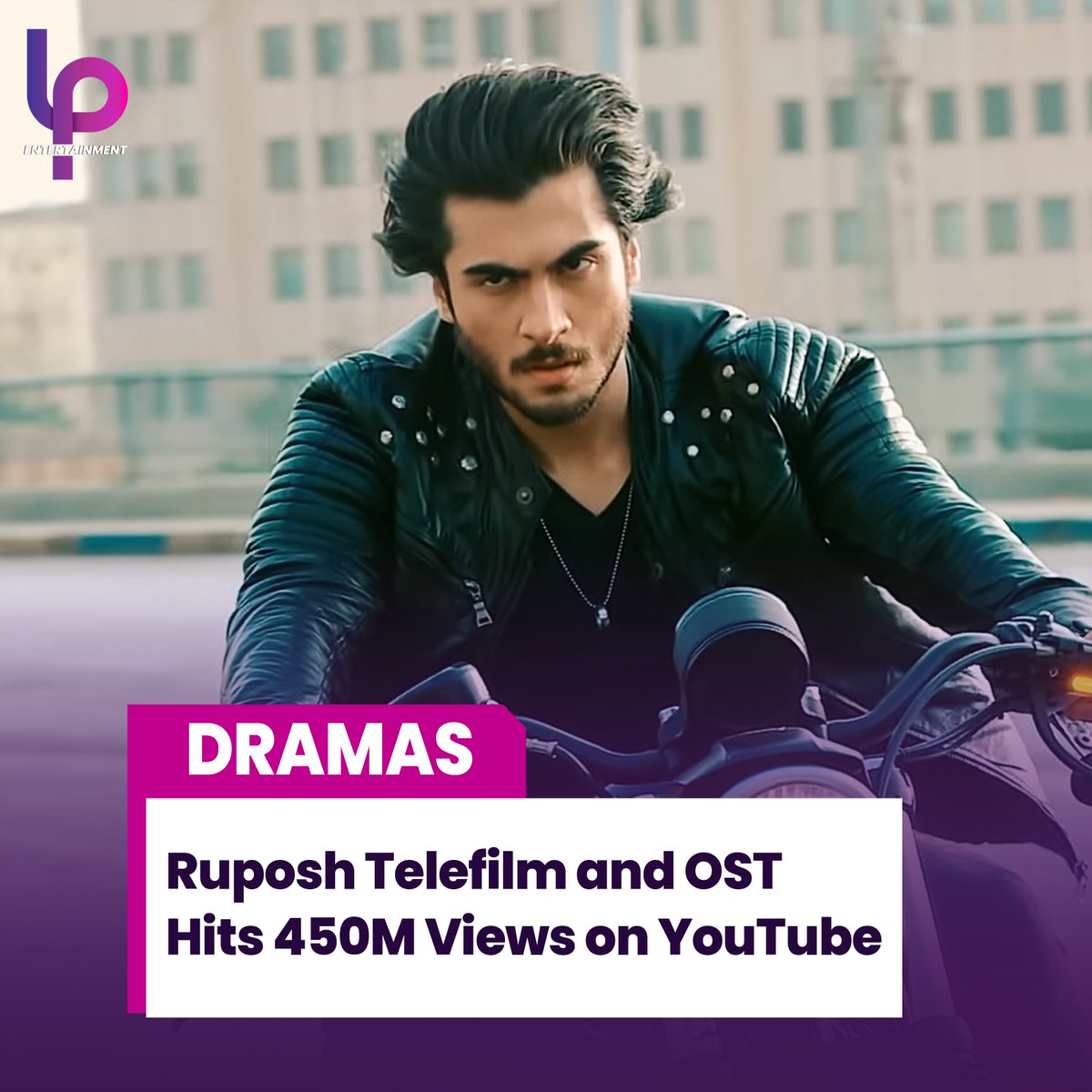LP_Entertainmnt's tweet photo. Ruposh is among most successful Telefilm released on YouTube. It has crossed 450M views so far including chart buster OST. 
Starring Haroon Kadwani and Kinza Hashmi in the lead roles. 

#LPEntertainment #PakistaniActors #Telefilms #Celebrities #HaroonKadwani #KinzaHashmi https://t.co/i7sbbnCEs8