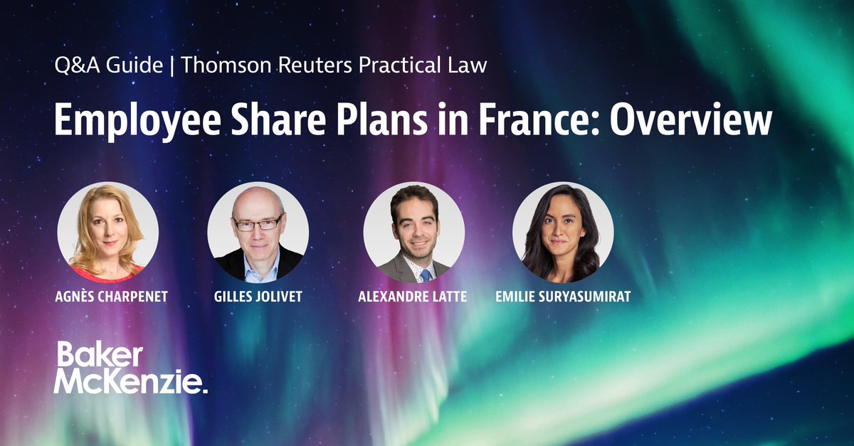 PUBLICATION | This year, we were once again invited by <a href="/thomsonreuters/">Thomson Reuters</a> to contribute to the update of the guide "Employee Share Plans in #France. We are delighted to have participated in this important resource.

Find out more at lnkd.in/ed-2etGD