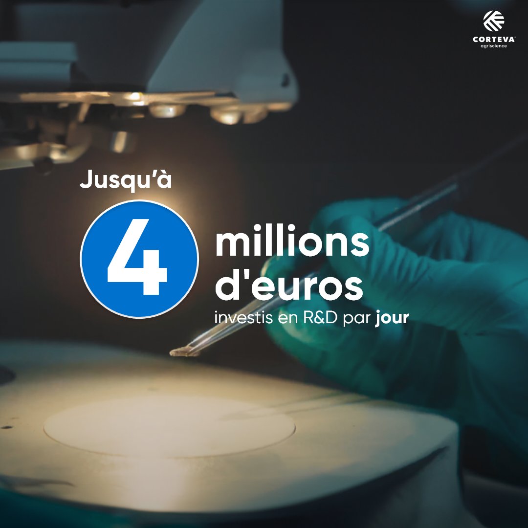 #Corteva place le #Développementdurable au centre de ses préoccupations. La force de notre engagement ? Élaborer des #innovations basées sur la science pour assurer performance et durabilité en proposant des solutions adaptées à vos besoins. ♻🌱️

#toutcommenceauchamp