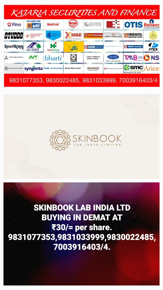 delistedshares's tweet photo. #skinbook #skinbooklab #preipo https://t.co/4sBzRGkWms