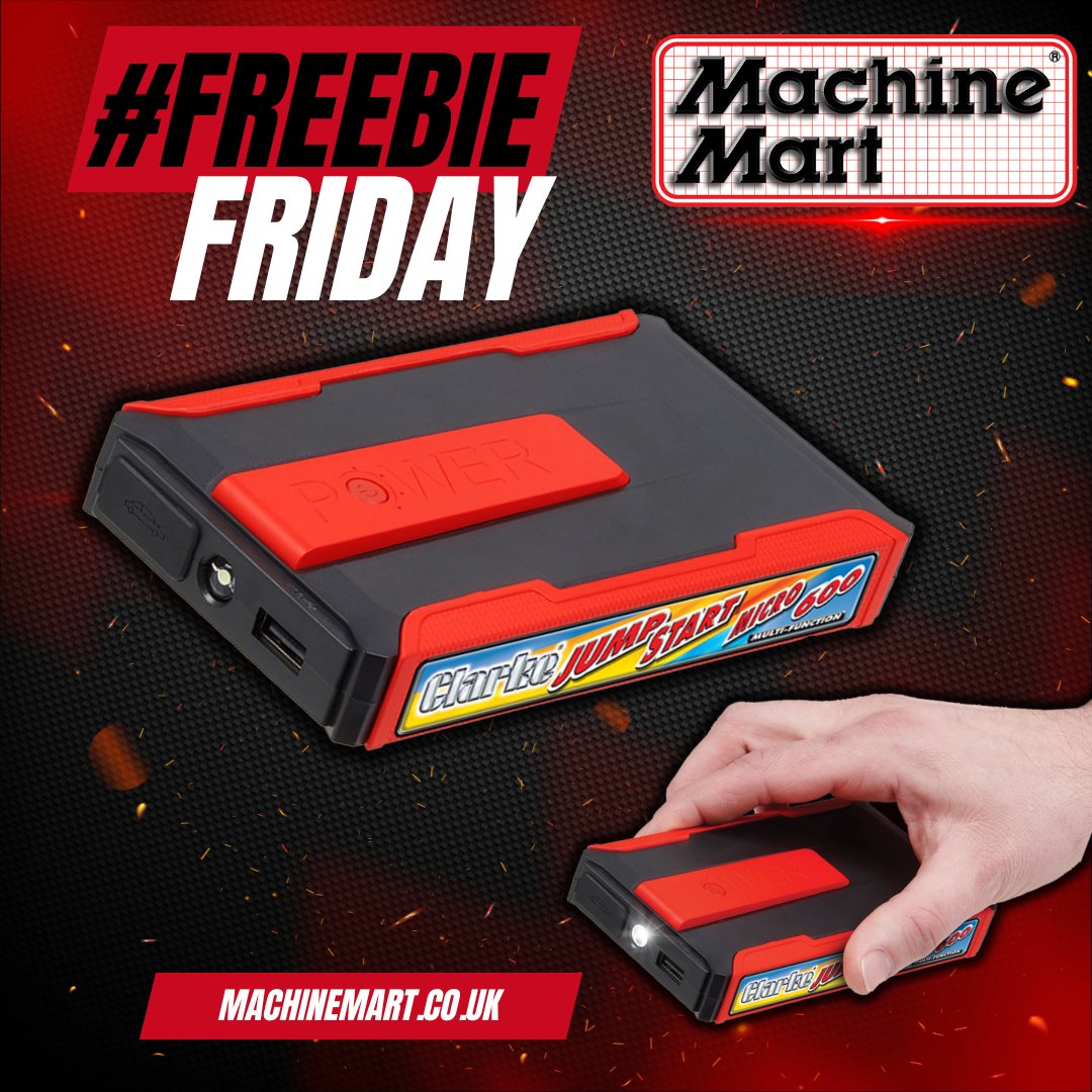 Kicking off #FreebieFriday, you have a chance to #WIN the Clarke JSM600, a super compact and lightweight portable lithium-polymer power bank.  To enter, just follow us and retweet this post. The #Competition ends on Thursday, July 4th, at 3 PM. Terms and Conditions apply.