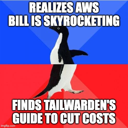 AWS costs spiraling out of control? Check out our latest article on where companies overpay and how to save. From right-sizing EC2s to managing data transfer fees, Tailwarden has the tips you need: tailwarden.com/blog/optimizin…