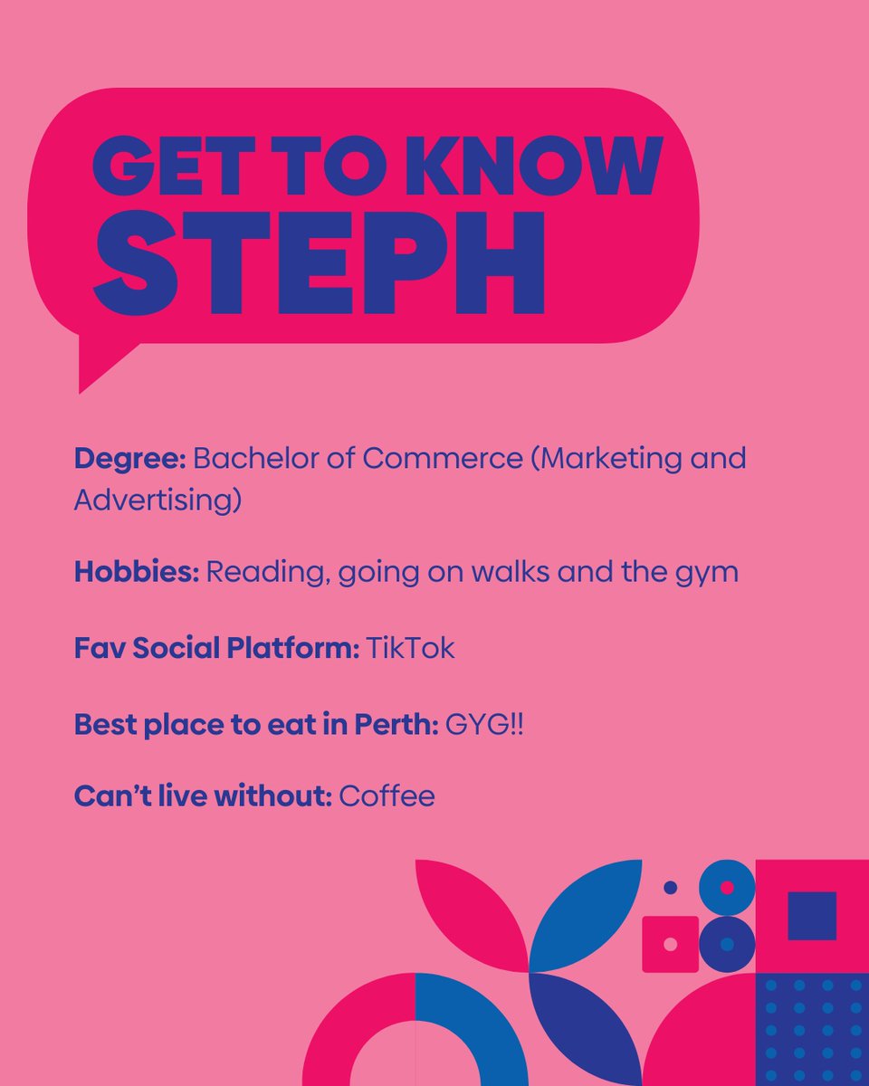 Gotcha_Media_'s tweet image. Allow us to reintroduce our social media SUPERSTAR!! ✨

Steph is the creative genius behind all our clients' feeds and was the best first addition to the Gotcha Media team! 💕

Swipe to get to know Steph! 👉🏻
.

.
#socialmediamanagement #socialmediastrategy #perthcreatives #p...