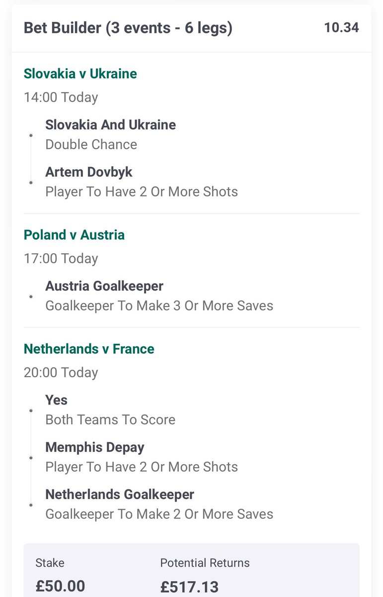 BetValues's tweet image. 10/1 ACCA for today😍