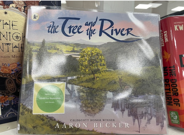 Congratulations to Aaron Becker, winner of the The Yoto Carnegie Medal for Illustration. His beautifully illustrated book "the Tree and the River" - Mighty oaks from little acorns grow. #lovereading #yotocarnegies #picturebooks