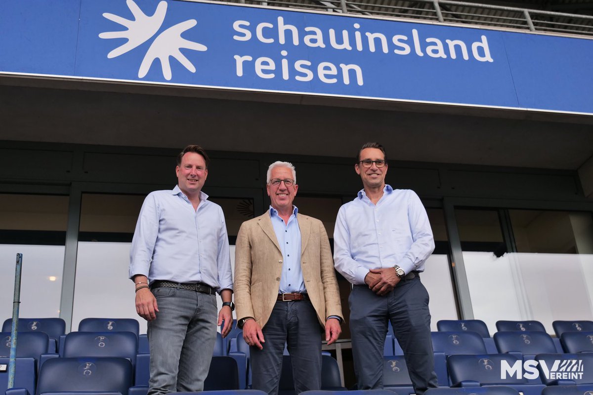 MSVDuisburg's tweet photo. Yes! Schauinsland-reisen wird auch in der Spielzeit 2024/25 Namensgeber unserer "guten Stube" sein. Schön, dass ihr dabei bleibt! 

👉 https://t.co/JedY79dUpw

#IchBinDabei #MSVereint https://t.co/q934CVplmi