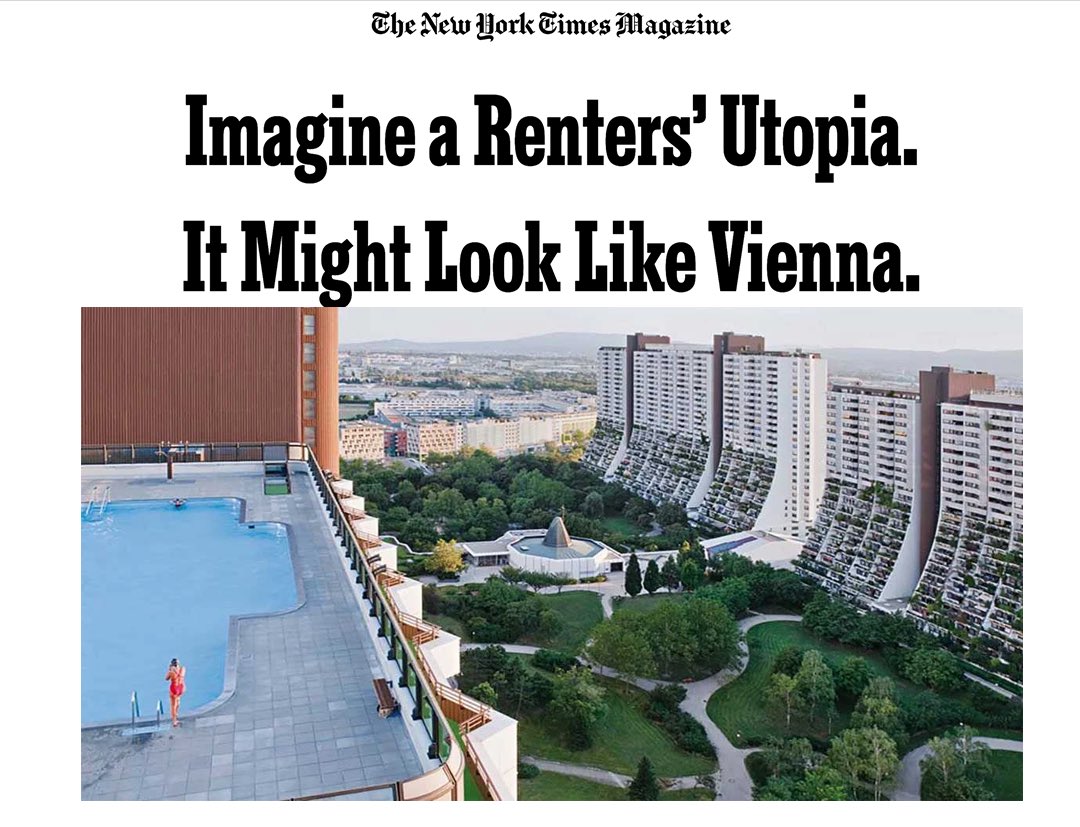 Austria has a much higher foreign-born population than the UK. Yet, Vienna's rents are a third of the price of those in London and it is routinely described as a renter's utopia.

The secret? Rent controls and massive investment in social housing. Farage is talking nonsense.