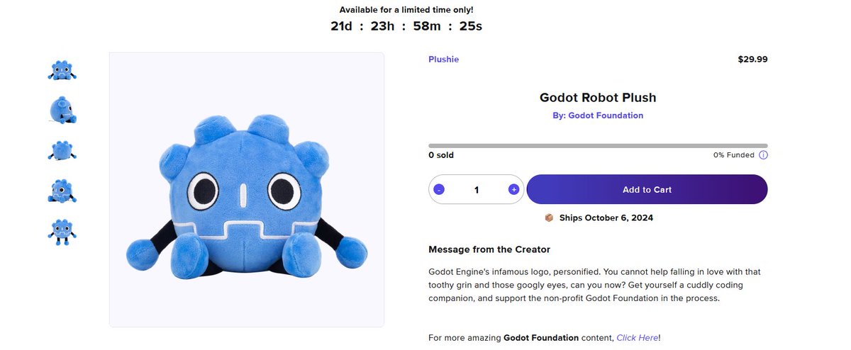 DevLogLogan's tweet image. Fastest purchase of my life #GodotEngine