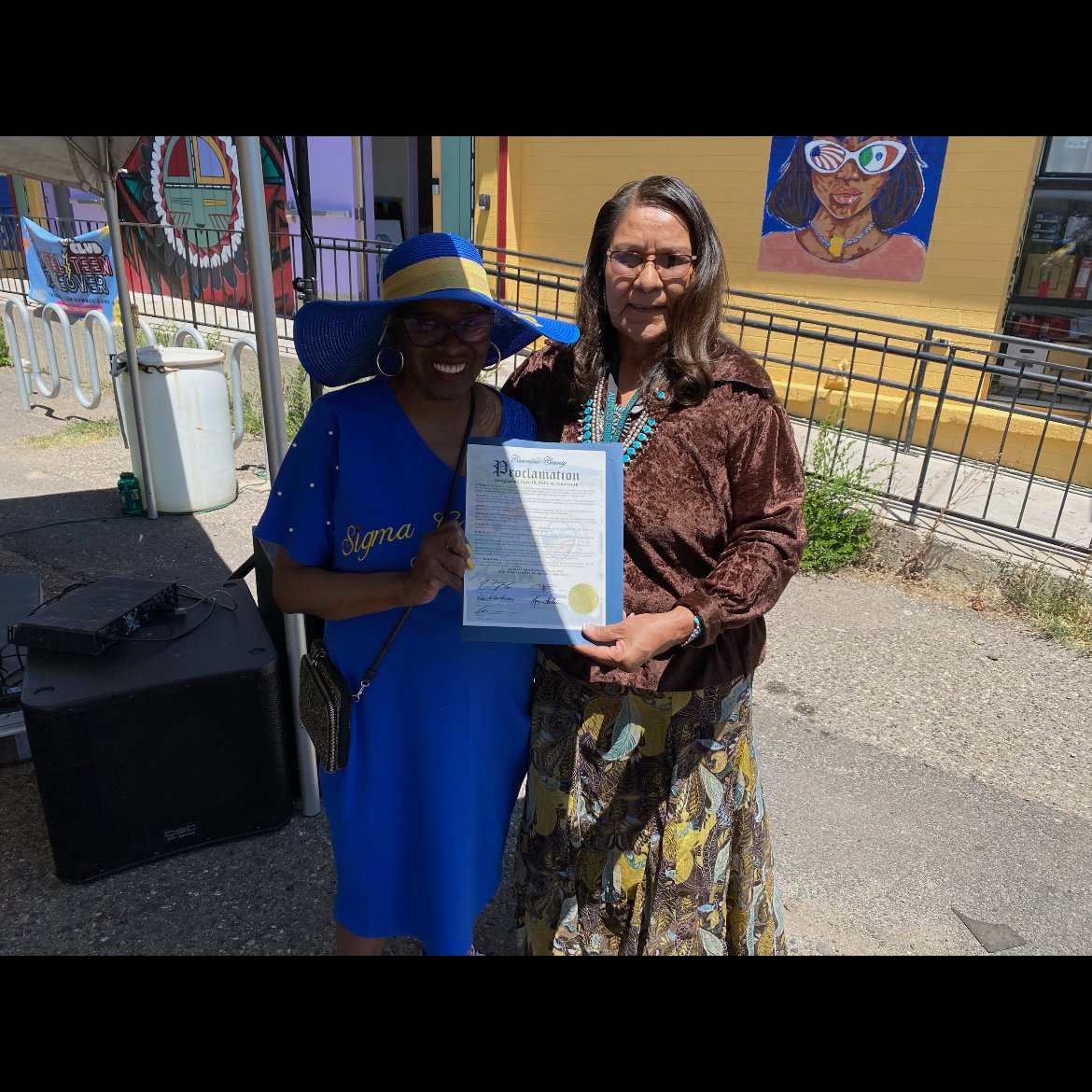 SupVasquez's tweet photo. Two amazing events took place this last weekend here in Flagstaff. Juneteenth and Flagstaff Pride were a huge success. https://t.co/K7zpYde1BD
