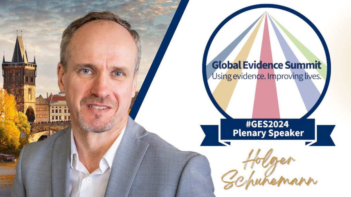 GESummit (@gesummit) on Twitter photo We are proud to have Holger Schunemann <a href="/Schunemann_mac/">Holger Schünemann</a> join our steller #GES2024 line-up of speakers!
Get ready to learn, network, and get involved at the Global Evidence Summit!
Learn more about the programme here: buff.ly/3wTUsR7
Register now: buff.ly/3Ih8i1V We are proud to have Holger Schunemann <a href="/Schunemann_mac/">Holger Schünemann</a> join our steller #GES2024 line-up of speakers!
Get ready to learn, network, and get involved at the Global Evidence Summit!
Learn more about the programme here: buff.ly/3wTUsR7
Register now: buff.ly/3Ih8i1V