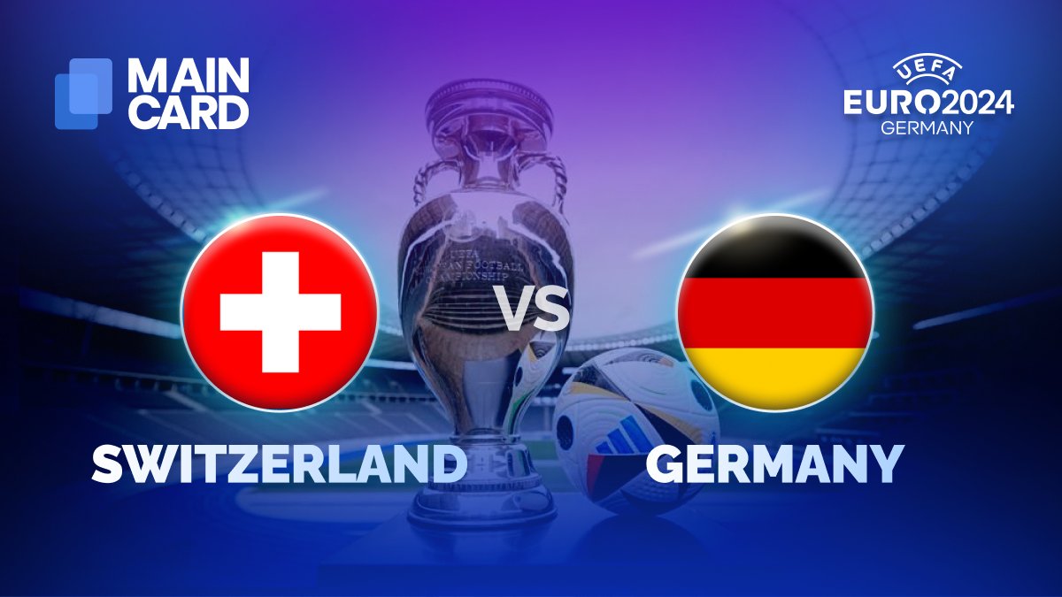Get ready for an exciting showdown in #EURO2024! 🇨🇭Switzerland will face off against 🇩🇪Germany in what promises to be an electrifying match. 🔥

Don't miss out on the action! Join us in the Maincard TON bot 👉 t.me/maincardton_bot to make your predictions, win and earn $MCN
