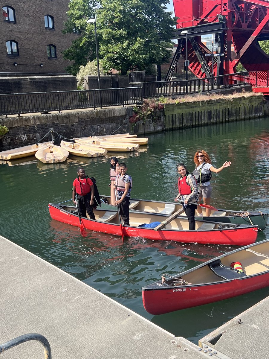 Some Y6 pupils visited Shadwell Basin this week. They tried canoeing for the first time, there were a few initial nerves but once in the canoe, everyone was confident &amp; having fun. They loved the trip &amp; are planning on coming back during the summer holidays with their families!