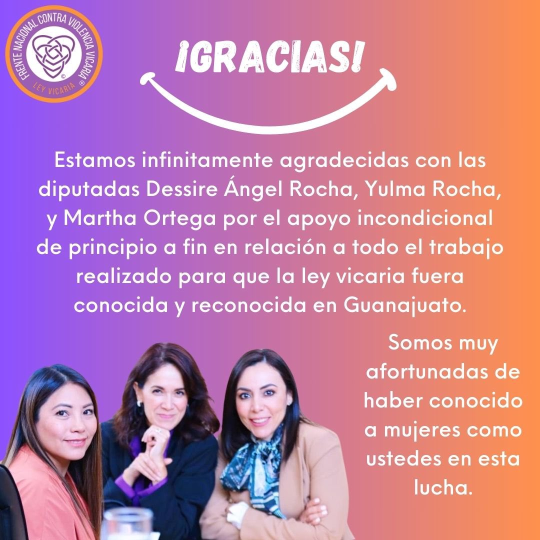 Grax a la Bancada Feminista de Gto, aprendimos mucho de ustedes y además nos divertimos en el proceso. Grax diputadas <a href="/yulmarocha/">Yulma 🧡✨</a> <a href="/DessireAngelR/">Dessire Ángel Rocha</a> <a href="/marthaortegamx/">Martha Ortega Roque</a> 

Grax x el apoyo y la empatía. Por abrirnos las puertas, y x darle voz a las mujeres y NNAs

#nomásviolenciavicaria