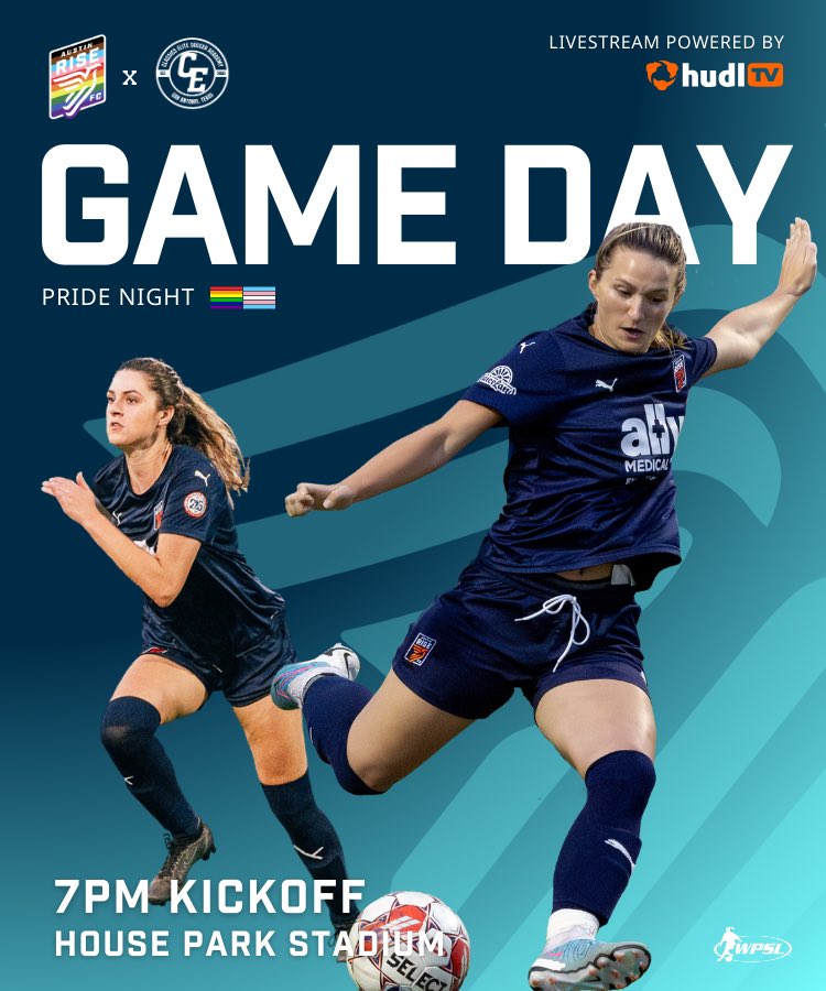 Austin Rise FC (@austinrisefc) on Twitter photo Good morning Rise fans… IT’S GAME DAY! 🙌
Come out to House Park for the <a href="/WPSLSouth/">WPSL South Region</a> match of week where we take on Classics Elite in the race for the conference title!
⚽️ 7pm (gates 6pm)
🏟️ House Park
🎟️ tickets through link in bio and at gate
📺 streaming link in bio Good morning Rise fans… IT’S GAME DAY! 🙌
Come out to House Park for the <a href="/WPSLSouth/">WPSL South Region</a> match of week where we take on Classics Elite in the race for the conference title!
⚽️ 7pm (gates 6pm)
🏟️ House Park
🎟️ tickets through link in bio and at gate
📺 streaming link in bio