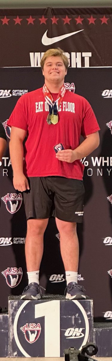 HSC__FOOTBALL's tweet photo. Congratulations to our very own @LoganCohn for being crowned the U23 Champion at National Olympic Weightlifting 
#RollTigers https://t.co/E3QaC76rpt