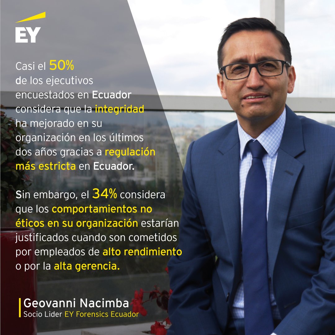 La Encuesta Global de Integridad 2024 muestra resultados desafiantes para las organizaciones en Ecuador.

A continuación algunos de ellos: