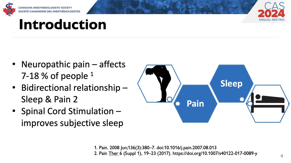SleAP Program (@sleapprogram) on Twitter photo In the recent <a href="/CASUpdate/">Canadian Anesthesiologists' Society</a> #CASAM2024 #CASAM24 meeting, prestigious #RichardKnill competition | <a href="/SleAPprogram/">SleAP Program</a> fellow <a href="/AmeyaPappu/">Ameya Pappu</a> presented our preliminary findings on improvements in objective, and subjective sleep health parameters in patients with chronic neuropathic pain, In the recent <a href="/CASUpdate/">Canadian Anesthesiologists' Society</a> #CASAM2024 #CASAM24 meeting, prestigious #RichardKnill competition | <a href="/SleAPprogram/">SleAP Program</a> fellow <a href="/AmeyaPappu/">Ameya Pappu</a> presented our preliminary findings on improvements in objective, and subjective sleep health parameters in patients with chronic neuropathic pain,
