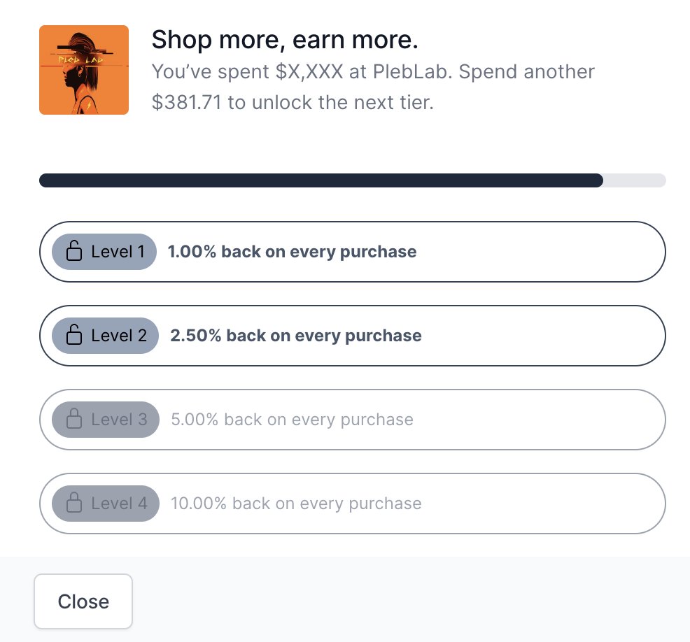 The tiered rewards system on <a href="/OshiApp/">Oshi Rewards</a> is brilliant. Makes me wanna spend more sats to get more sats back. #LivingOnABitcoinStandard #GetOnZero