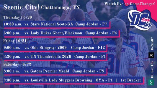 Come check me out if you can! <a href="/MrCoachTbratt/">Tyler Bratton, M.S.</a> <a href="/DukeSOFTBALL/">Duke Softball</a> <a href="/UNCSoftball/">Carolina Softball</a> <a href="/clemsonsoftball/">Clemson Softball 🥎</a> <a href="/HailStateSB/">Mississippi State Softball</a>