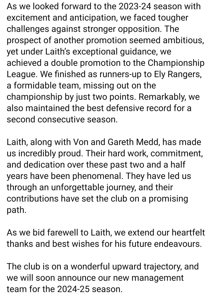 Llantwit Fardre F.C. tweet media