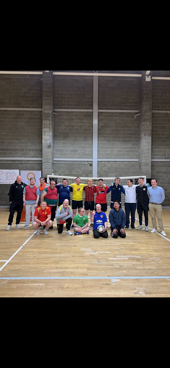 OrchardvilleNI's tweet image. Celebrated #LearningDisabilityWeek with a five-a-side game featuring @paddyburns01 Paul Mooney @PFA_NI and volunteers from @pwc_uk. 
Proof (if needed) that anyone with a learning disability can do whatever they choose! Thanks to everyone who supported us today! #WeAreOrchardville
