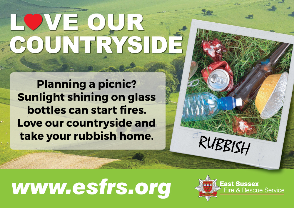 EastSussexFRS's tweet image. Whether at work or play this weekend, if you're out and about for lunch, please take care of our countryside! #rubbish