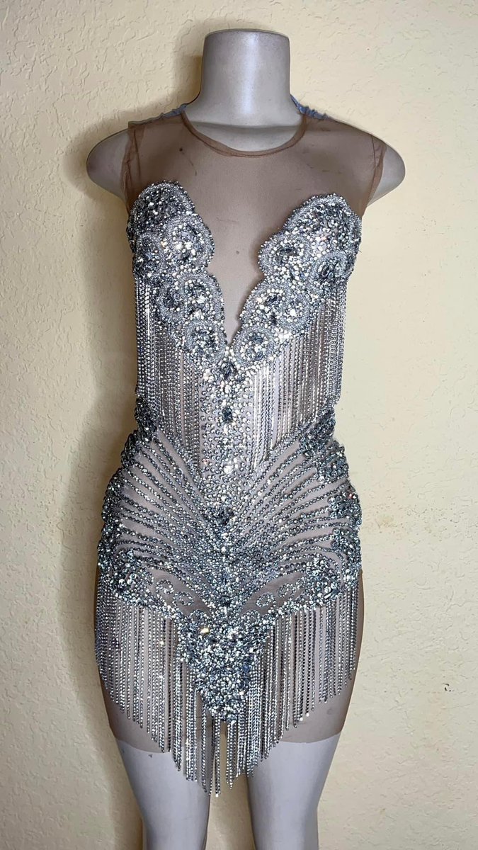 terrelliconic's tweet photo. Rhinestone dresses I made. Both available 💖💖 https://t.co/kyEjw9DaIY