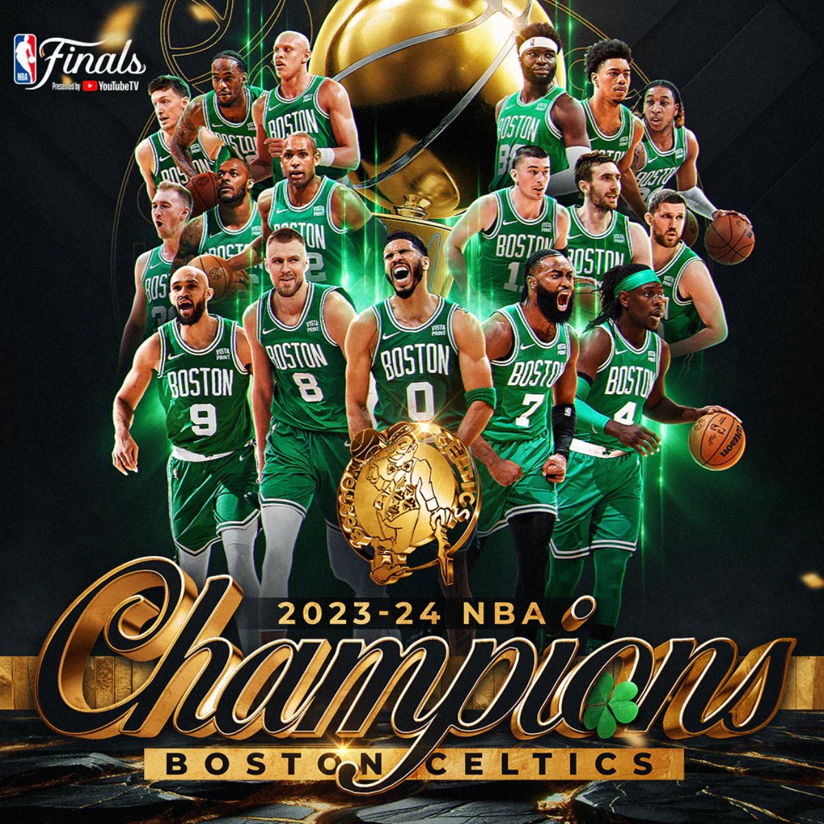 NBAspain's tweet photo. ¡La celebración de los Celtics en Boston!

Ahora puedes seguirla en directo ☘️🔴

📺https://t.co/pZNsGOEMyy https://t.co/UMFC9w1rGh