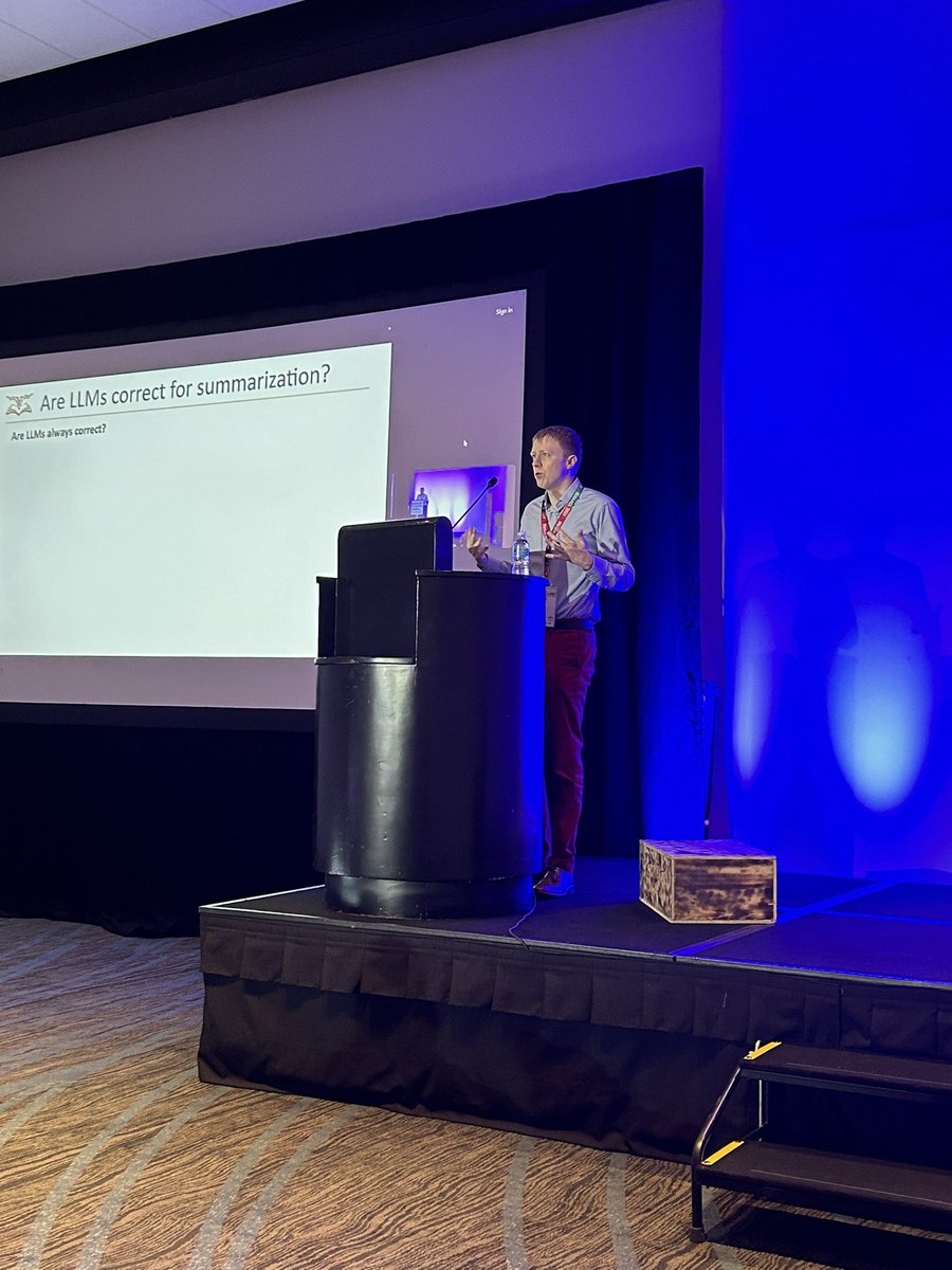 Greg Durrett delivering his keynote at *SEM today on bitter lessons in structured reasoning for text data  <a href="/_starsem/">*SEM 2024</a>