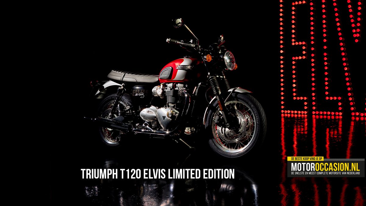 motoroccasion's tweet photo. Triumph Bonneville T120 Elvis Presley Limited Edition

https://t.co/oIm1O014h8 https://t.co/ARUtdTh5bk