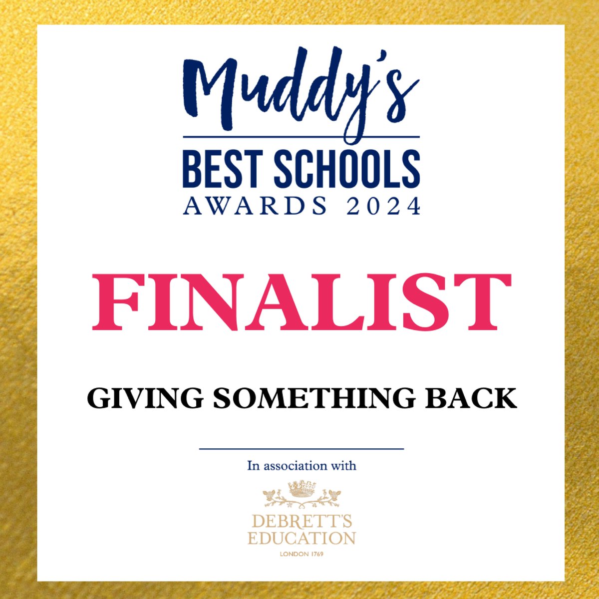 Tonbridge School (@tonbridgeuk) on Twitter photo We’re thrilled to have been named a Finalist in the Muddy Stilettos Best Schools Awards 2024. We are one of just five schools to have reached the last stage in the ‘Giving Something Back’ category.
<a href="/muddystilettos/">Muddy Stilettos</a>school @muddystilettos #schoolsguide #bestschoolsaward We’re thrilled to have been named a Finalist in the Muddy Stilettos Best Schools Awards 2024. We are one of just five schools to have reached the last stage in the ‘Giving Something Back’ category.
<a href="/muddystilettos/">Muddy Stilettos</a>school @muddystilettos #schoolsguide #bestschoolsaward