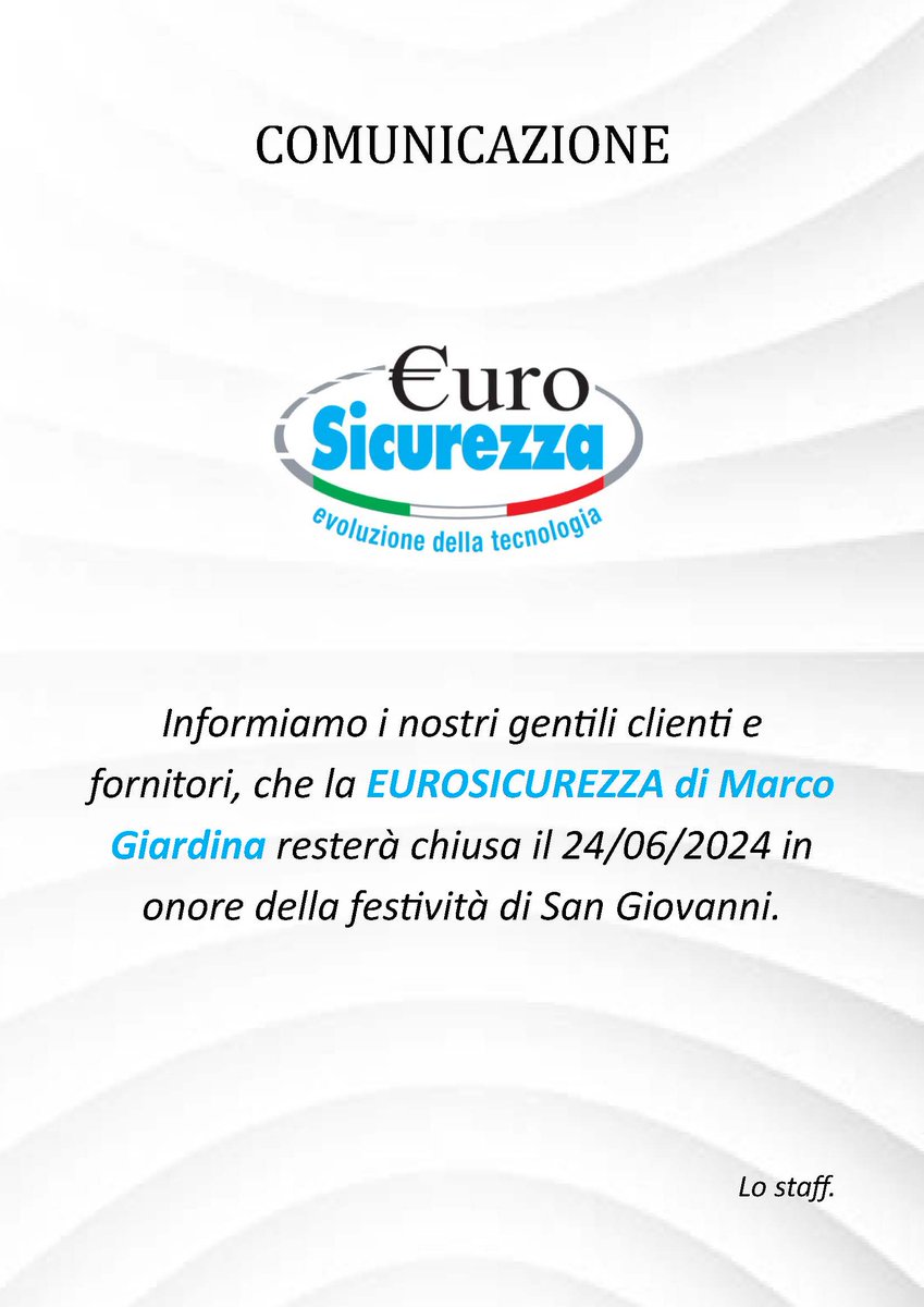 Eurosicurezza's tweet photo. https://t.co/tY1A30h6GR