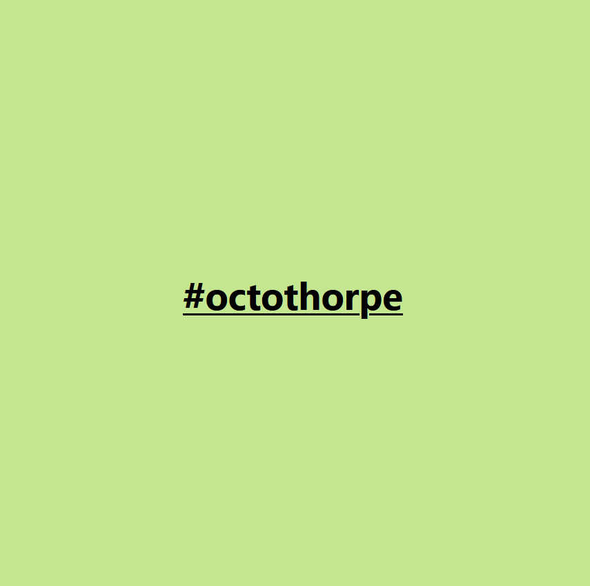SherrieRose's tweet image. #octothorpe
