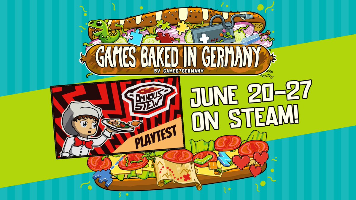 bloomgeist's tweet photo. Play Ominous Stew for FREE now on Steam

https://t.co/uf4v48mRtz

For one week during the Games Germany Steam Sale we host a playtest where you can play and test Ominous Stew. Enjoy the game with a friend or beat the computer in the Story Mode.
#gaming #steam #playtest https://t.co/VAB7CerHJg