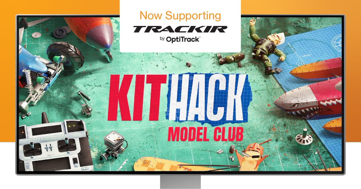 When you’re flying, driving or navigating your new KitHack Model Club RC planes, cars and boats, do it without using your hands for camera control. #PutYourHeadInTheGame with #HeadTracking!
TrackIR.com
#FloatingOriginInteractive
<a href="/CurveGames/">Curve Games</a>
<a href="/optitrack/">OptiTrack</a>